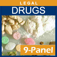 Alcohol and Drug Testing Services 9 Panel Hair Drug Testing for 1 segment - Legal Purposes
